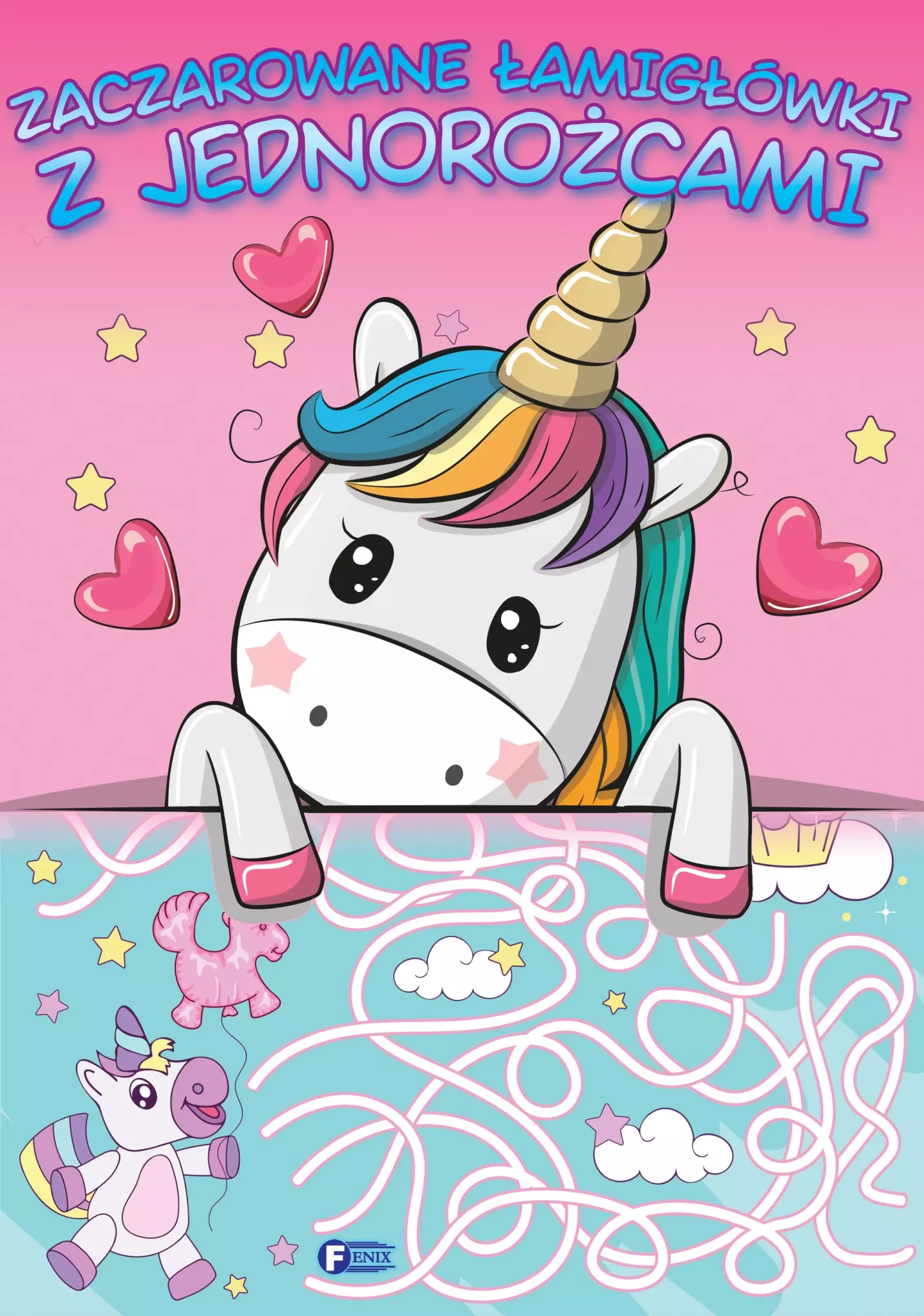 Książka - Zaczarowane Łamigłowki Z Jednorożcami Zagadki