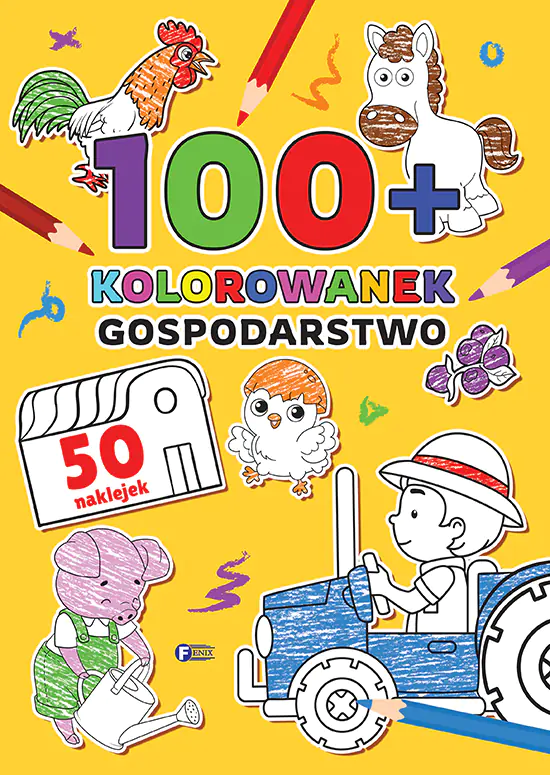 Książka - Gospodarstwo. 100+ kolorowanek