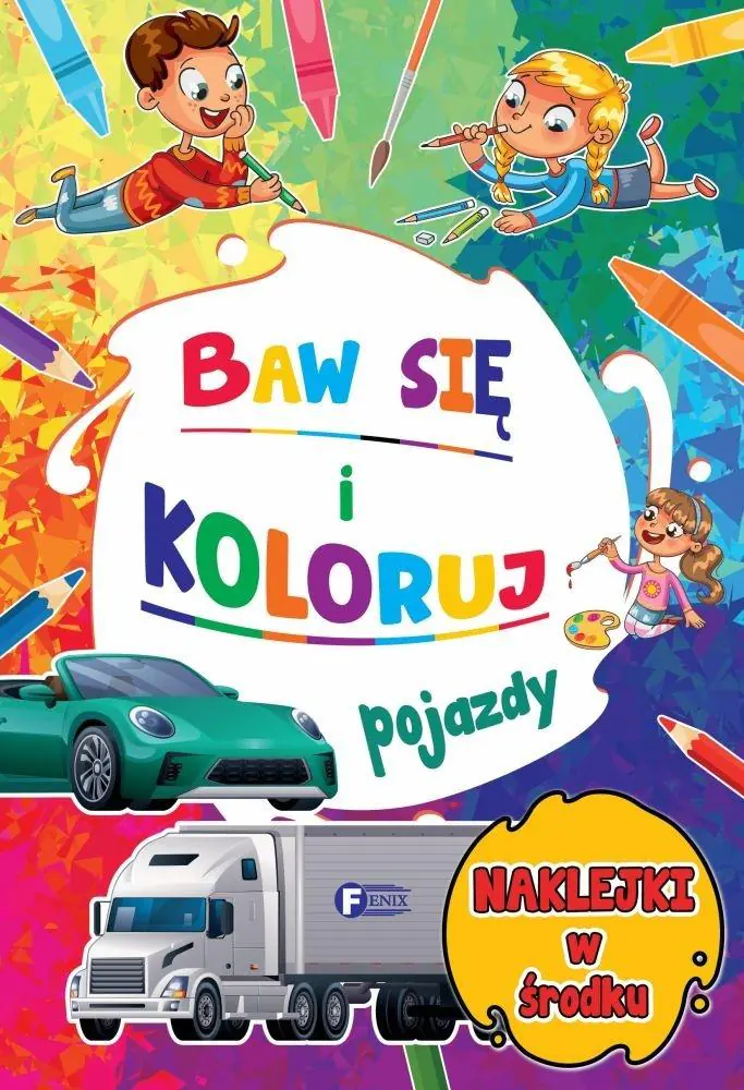 Książka - Baw się i koloruj pojazdy