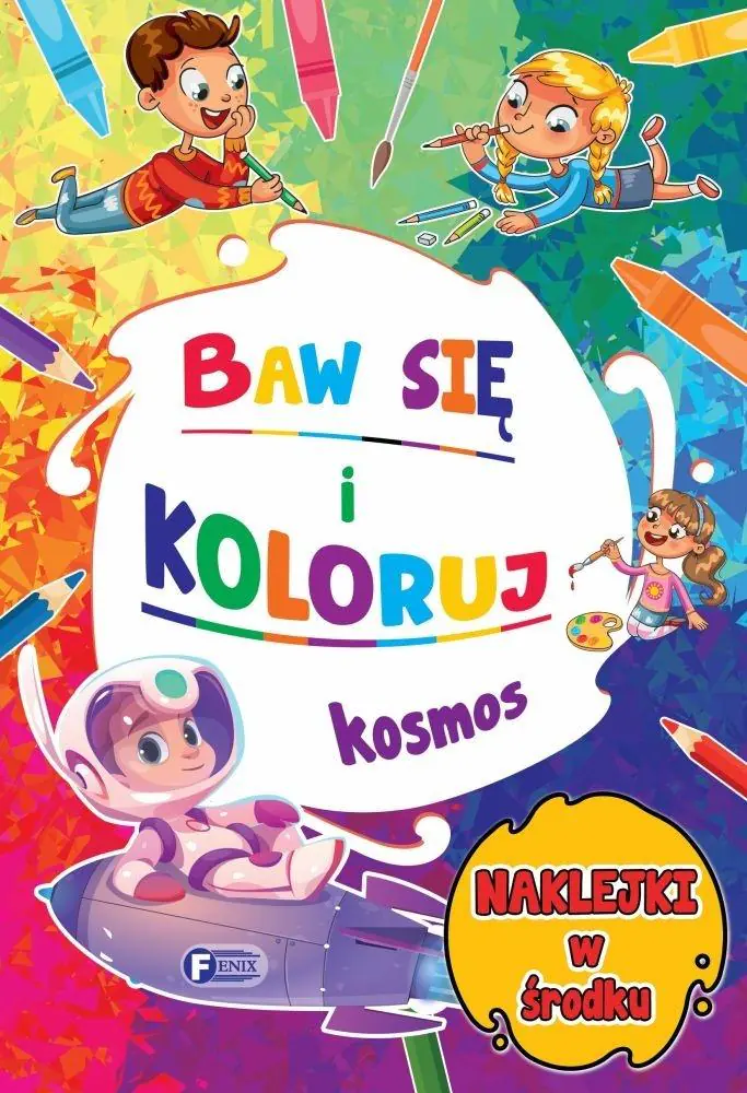Książka - Baw się i koloruj kosmos