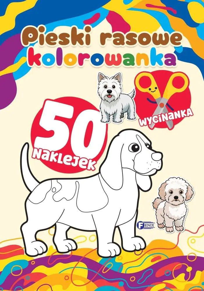 Książka - Pieski rasowe. Kolorowanka