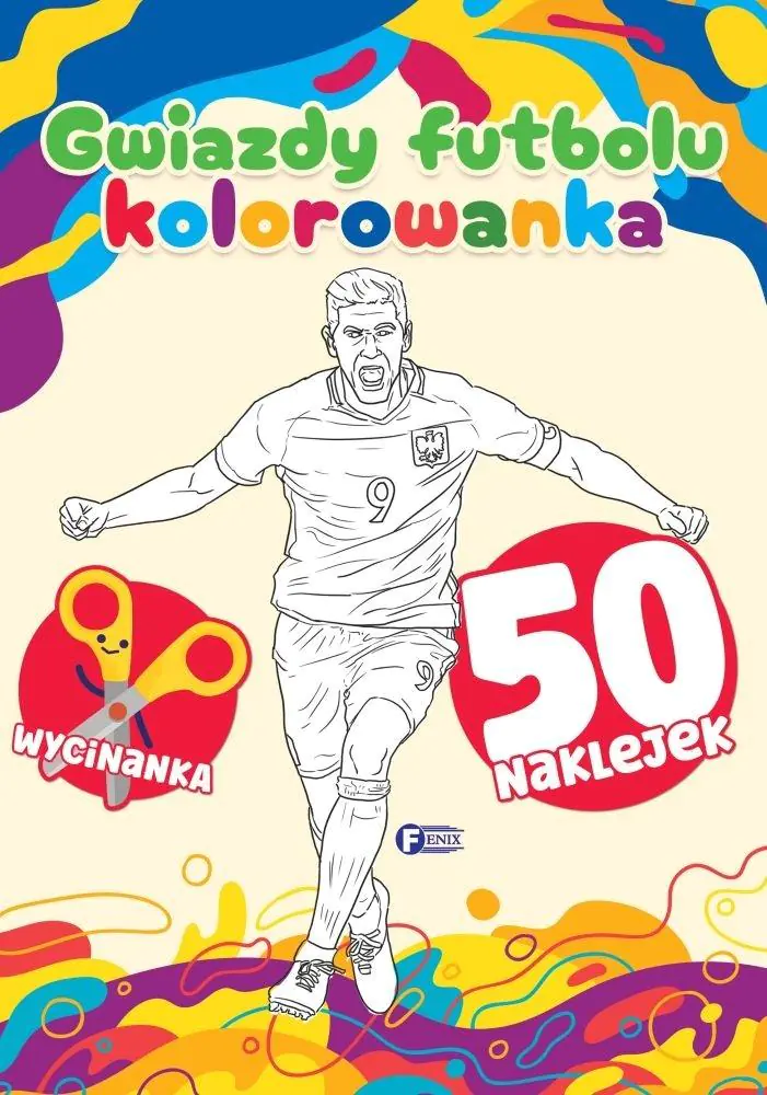 Książka - Gwiazdy futbolu. Kolorowanka