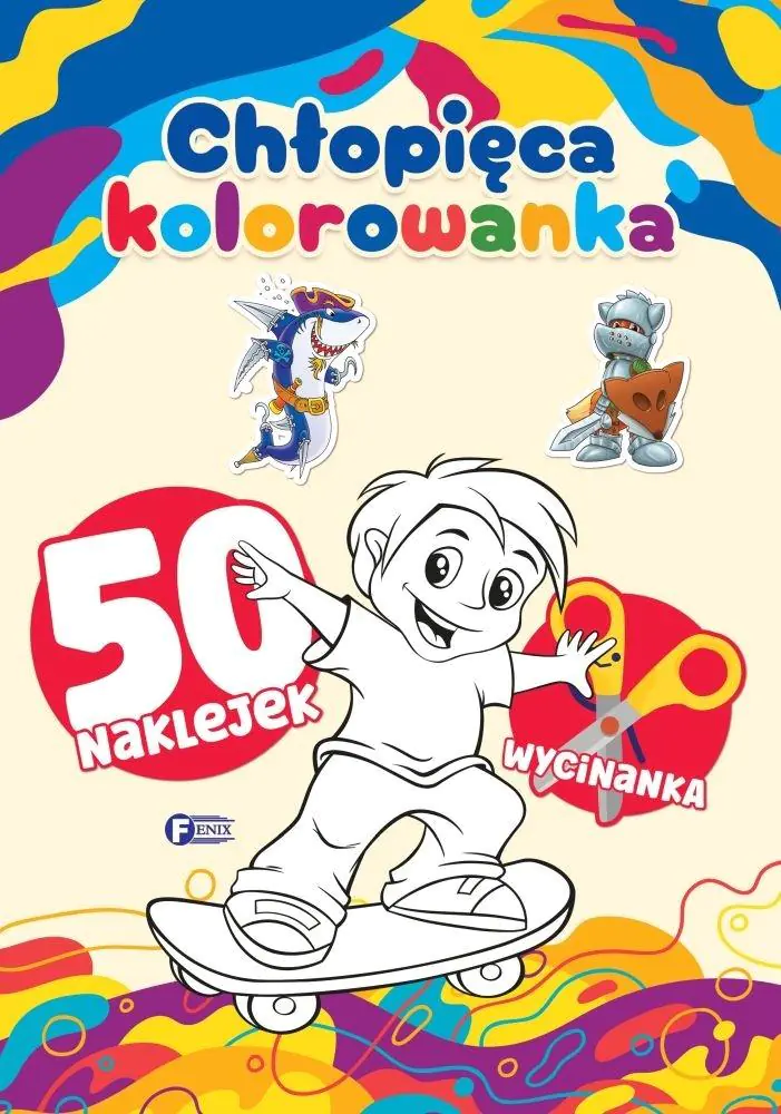 Książka - Chłopięca kolorowanka