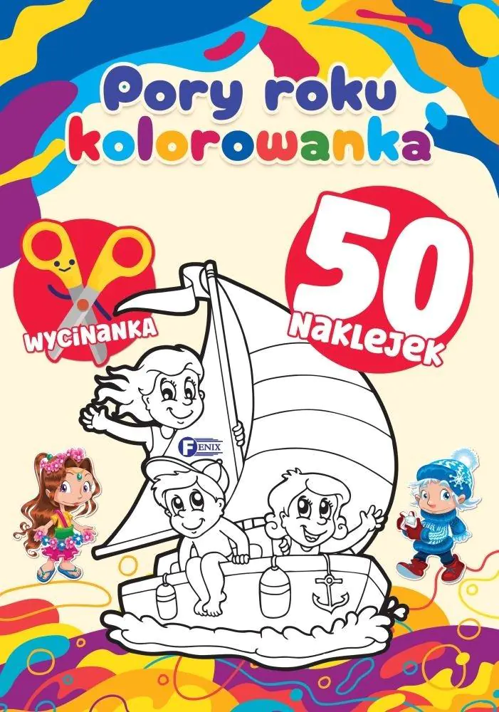 Książka - Pory roku. Kolorowanka