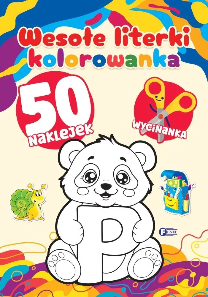 Książka - Wesołe literki. Kolorowanka