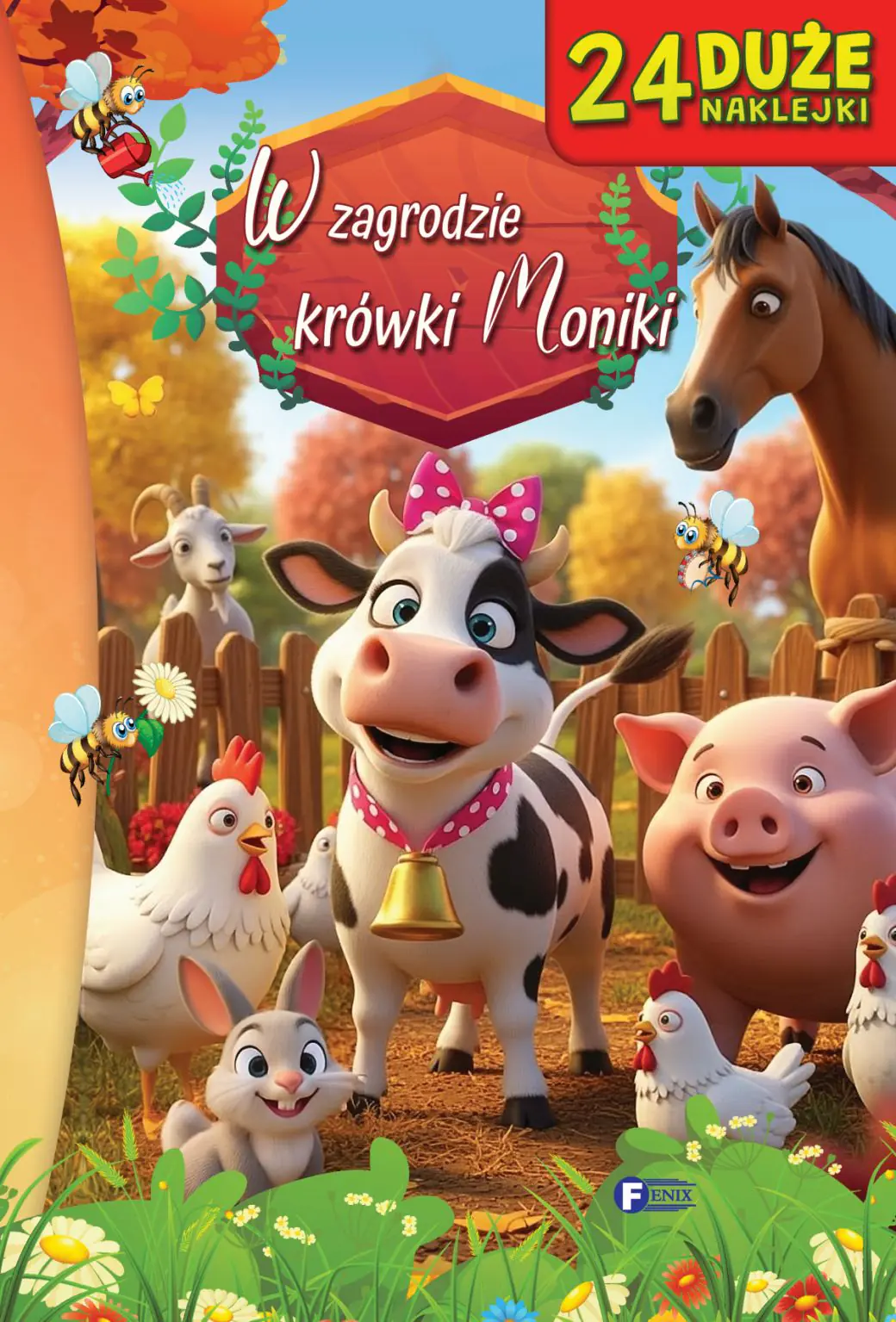 Książka - W zagrodzie krówki Moniki