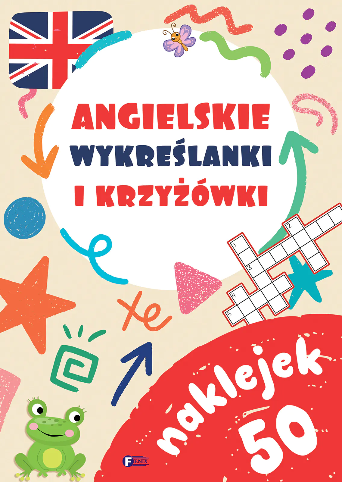 Książka - Angielskie wykreślanki i krzyżówki