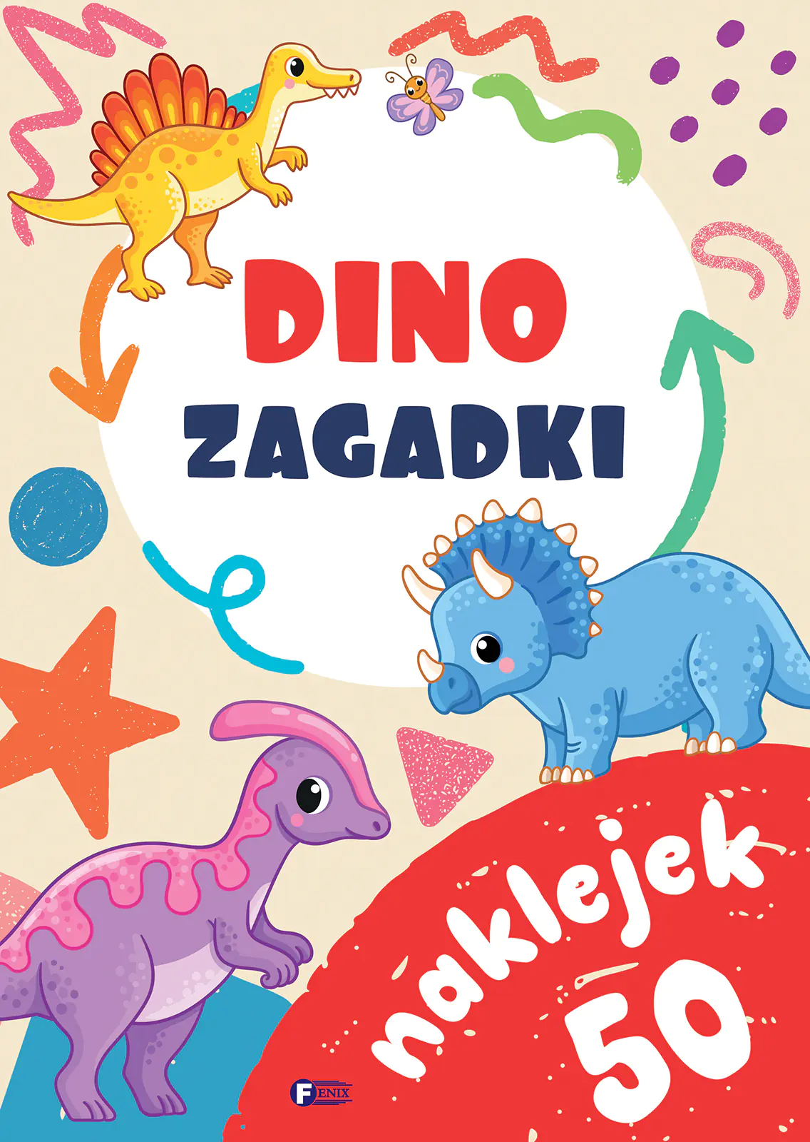 Książka - Dino zagadki