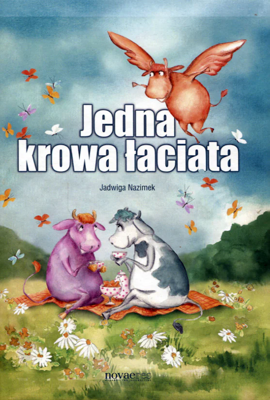 Książka - Jedna krowa łaciata