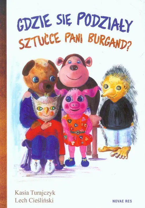 Książka - Gdzie się podziały sztućce pani Burgand? Kasia