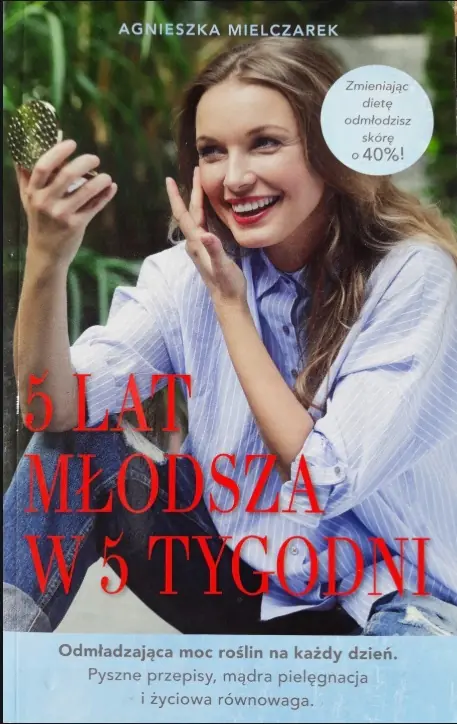 Książka - 5 lat młodsza w 5 tygodni wersja kieszonkowa