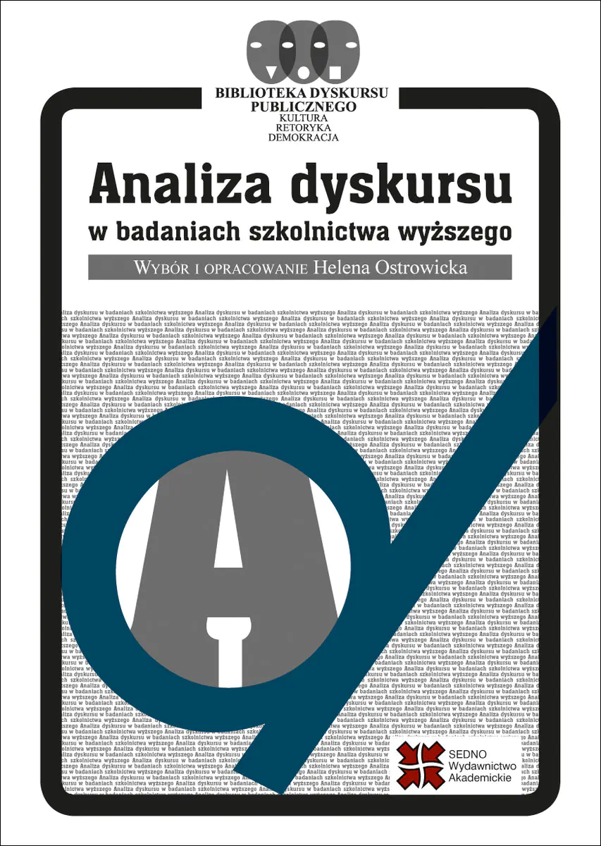 Książka - Analiza dyskursu w badaniach szkolnictwa wyższego