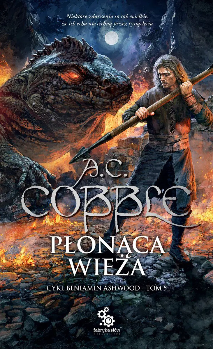 Książka - Płonąca wieża. Beniamin Ashwood. Tom 5