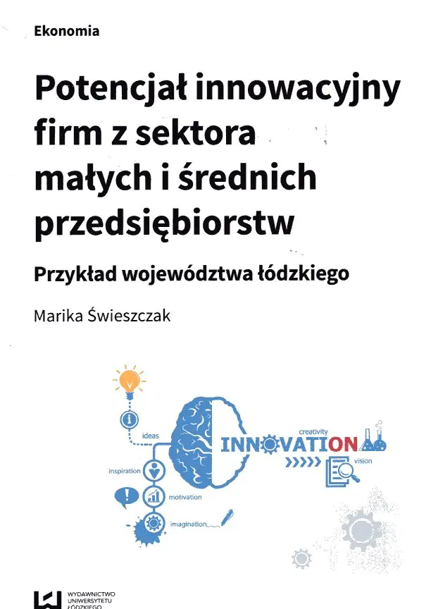 Książka - Potencjał innowacyjny firm z sektora małych...