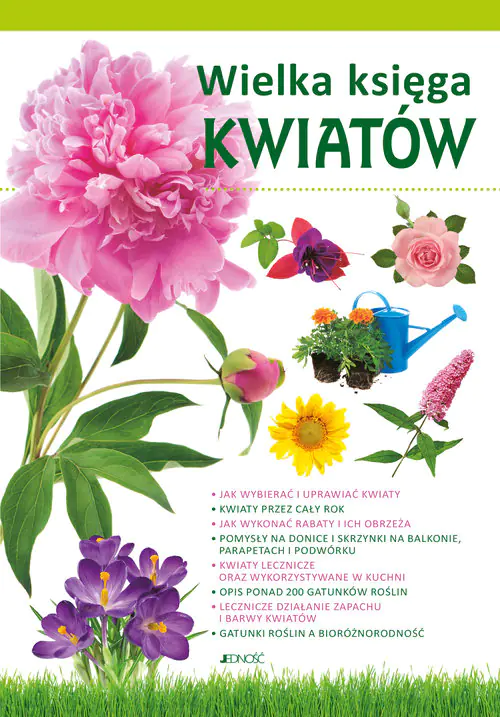 Książka - Wielka księga kwiatów