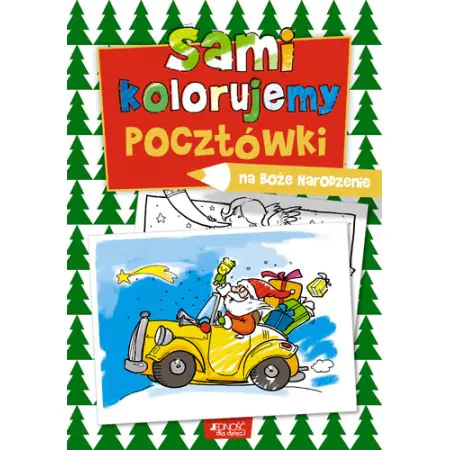 Książka - Sami kolorujemy pocztówki na Boże Narodzenie