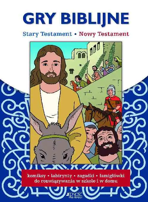 Książka - Gry biblijne. Stary Testament, Nowy Testament