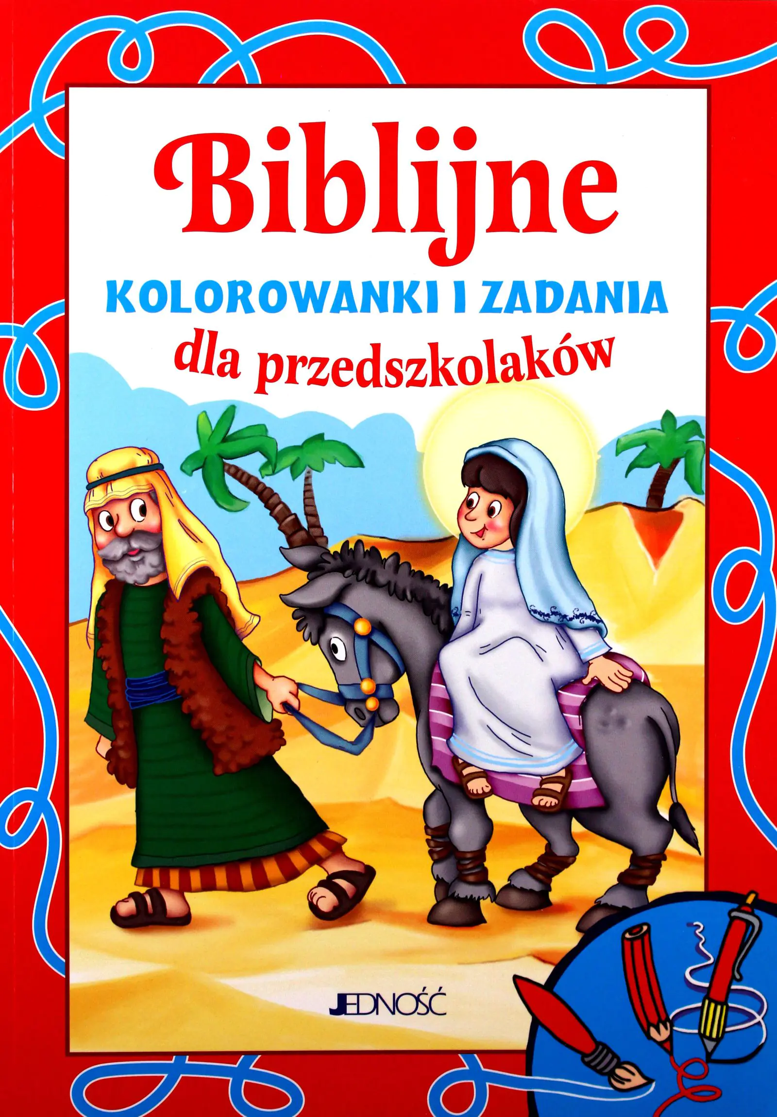 Książka - Biblijne kolorowanki i zadania dla przedszkolaków