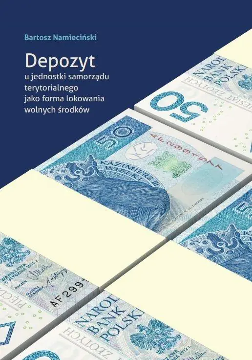 Książka - Depozyt u jednostki samorządu terytorialnego...