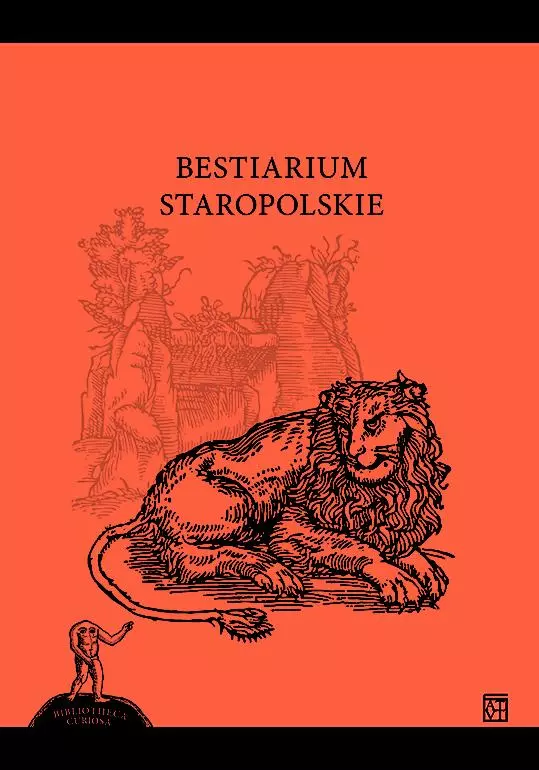 Książka - Bestiarium staropolskie