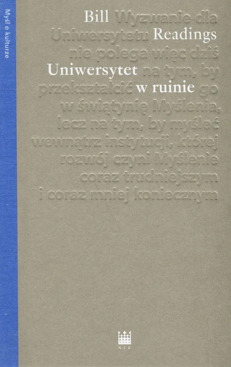 Książka - Uniwersytet w ruinie