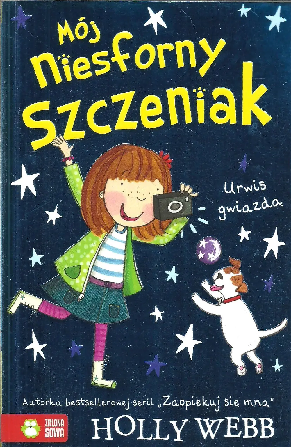 Książka - Mój niesforny szczeniak. Część 7. Urwis gwiazdą