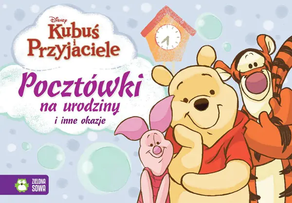 Książka - Pocztówki na urodziny i inne okazje. Kubuś i przyjaciele