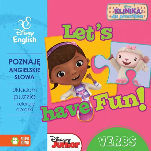 Książka - Disney English. Poznaję angielskie słowa. Let's Have Fun. Verbs