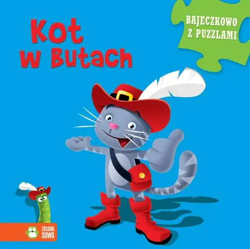 Książka - Bajeczkowo z puzzlami. Kot w butach
