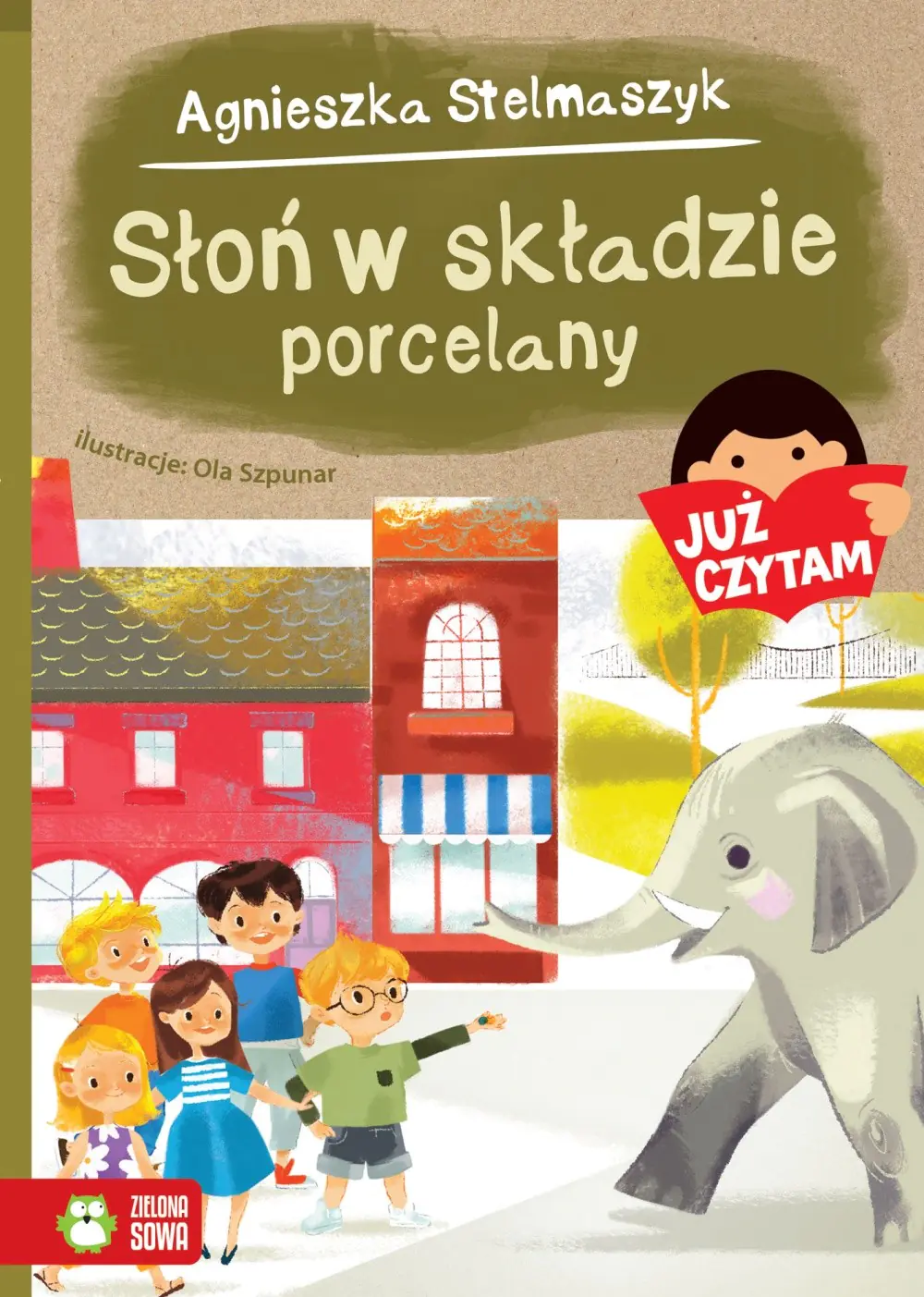 Książka - Już czytam! Słoń w składzie porcelany