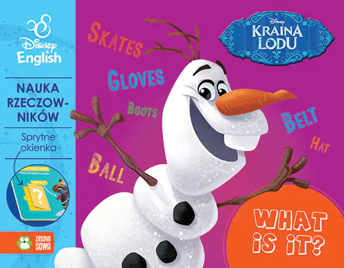Książka - Disney English. Kraina Lodu. Sprytne okienka. What is it? Rzeczowniki
