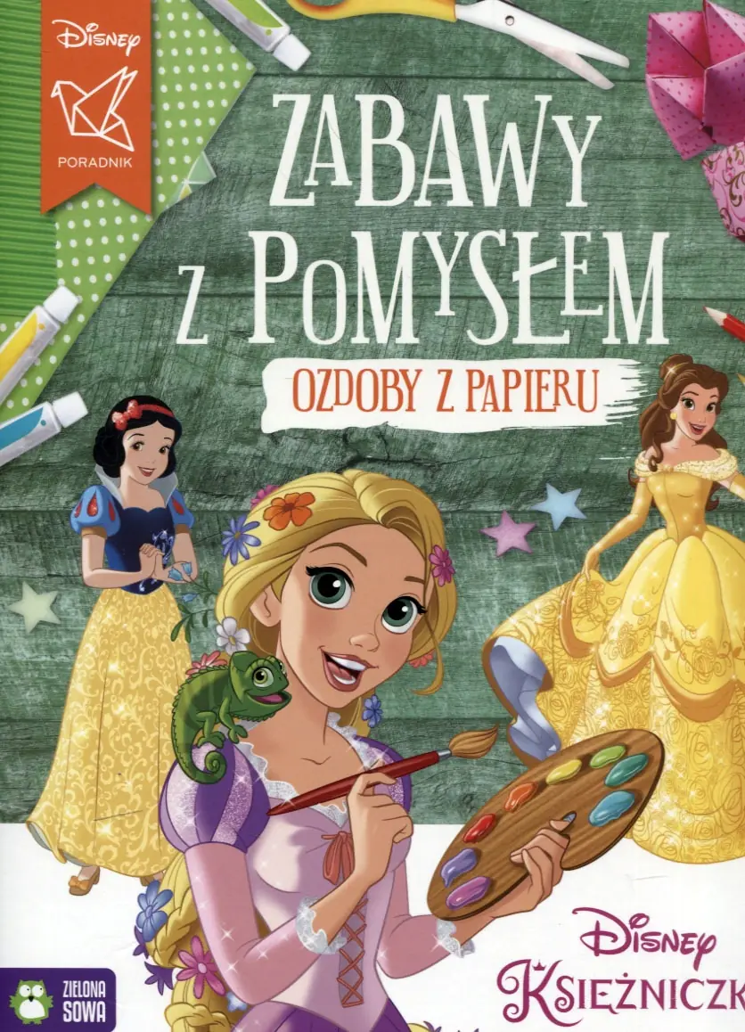 Książka - Zabawy z pomysłem. Jak zrobić kartki pocztowe i inne ozdoby. Disney Akcja mam się dobrze!