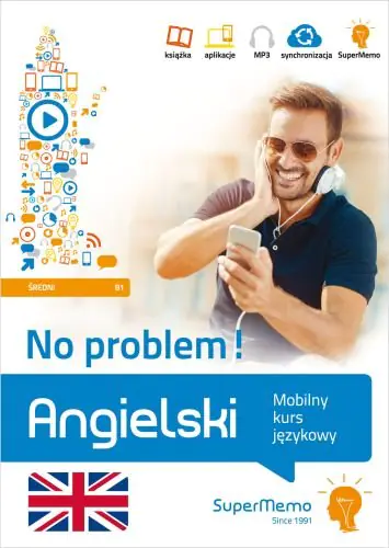 Książka - Angielski. No problem! Mobilny kurs językowy. Poziom średni B1