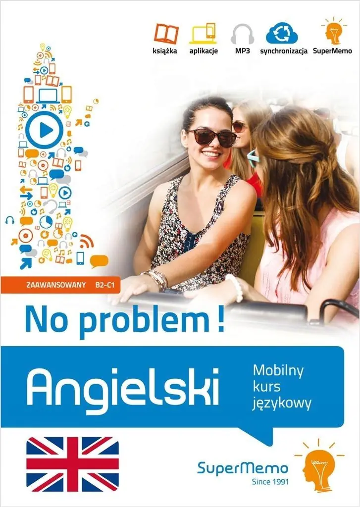Książka - Angielski. No problem! Mobilny kurs językowy. Poziom zaawansowany B2-C1