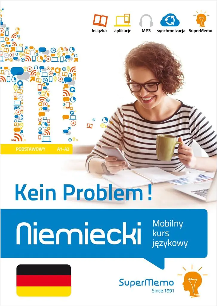Książka - Niemiecki. Kein Problem! Mobilny kurs językowy. Poziom podstawowy A1-A2
