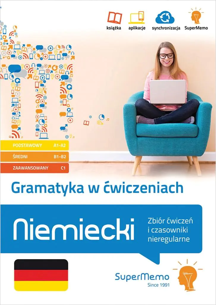 Gramatyka w ćwiczeniach. Niemiecki. Zbiór ćwiczeń i czasowniki nieregularne