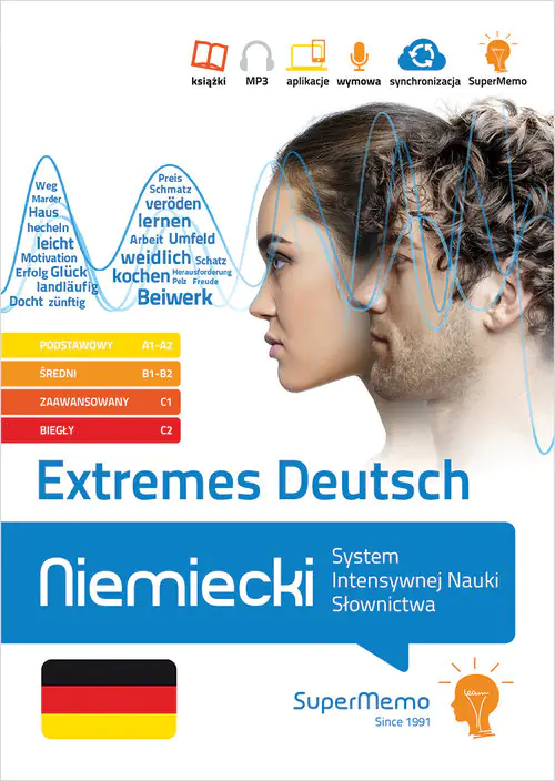 Książka - Extremes Deutsch. Niemiecki. System intensywnej nauki słownictwa. Poziom A1-C2