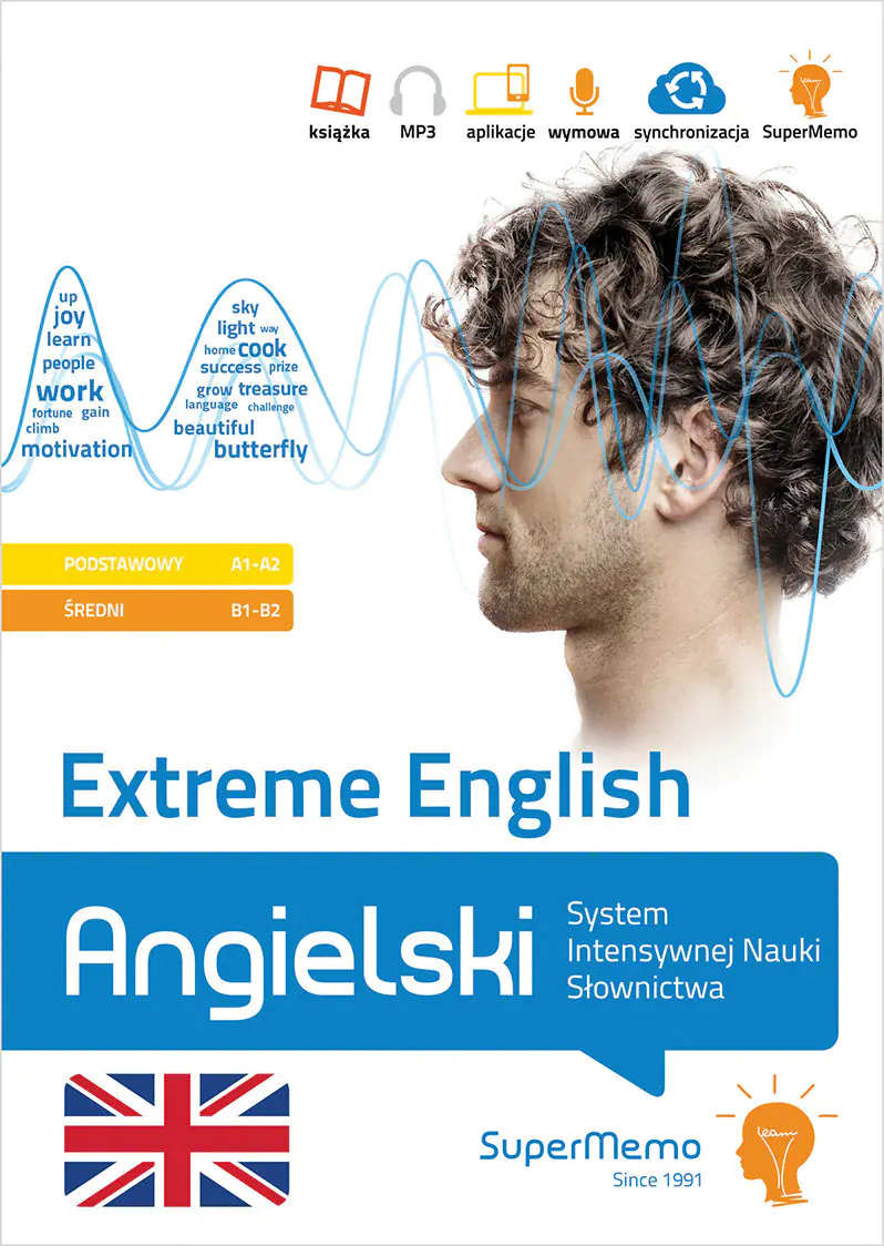 Książka - Extreme English. Angielski. System intensywnej nauki słownictwa. Poziom A1-B2