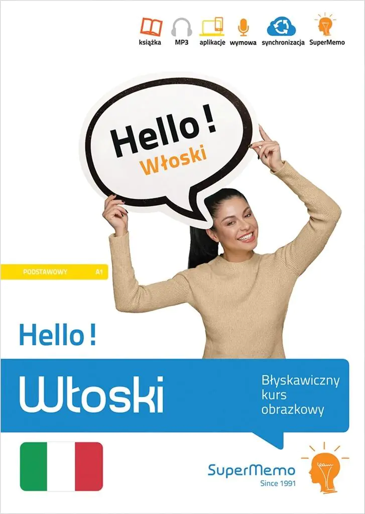 Książka - Hello! Włoski. Błyskawiczny kurs obrazkowy (poziom A1)