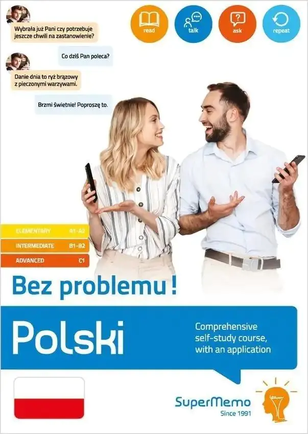 Książka - Polski. Bez problemu! Comprehensive self-study course, with an application