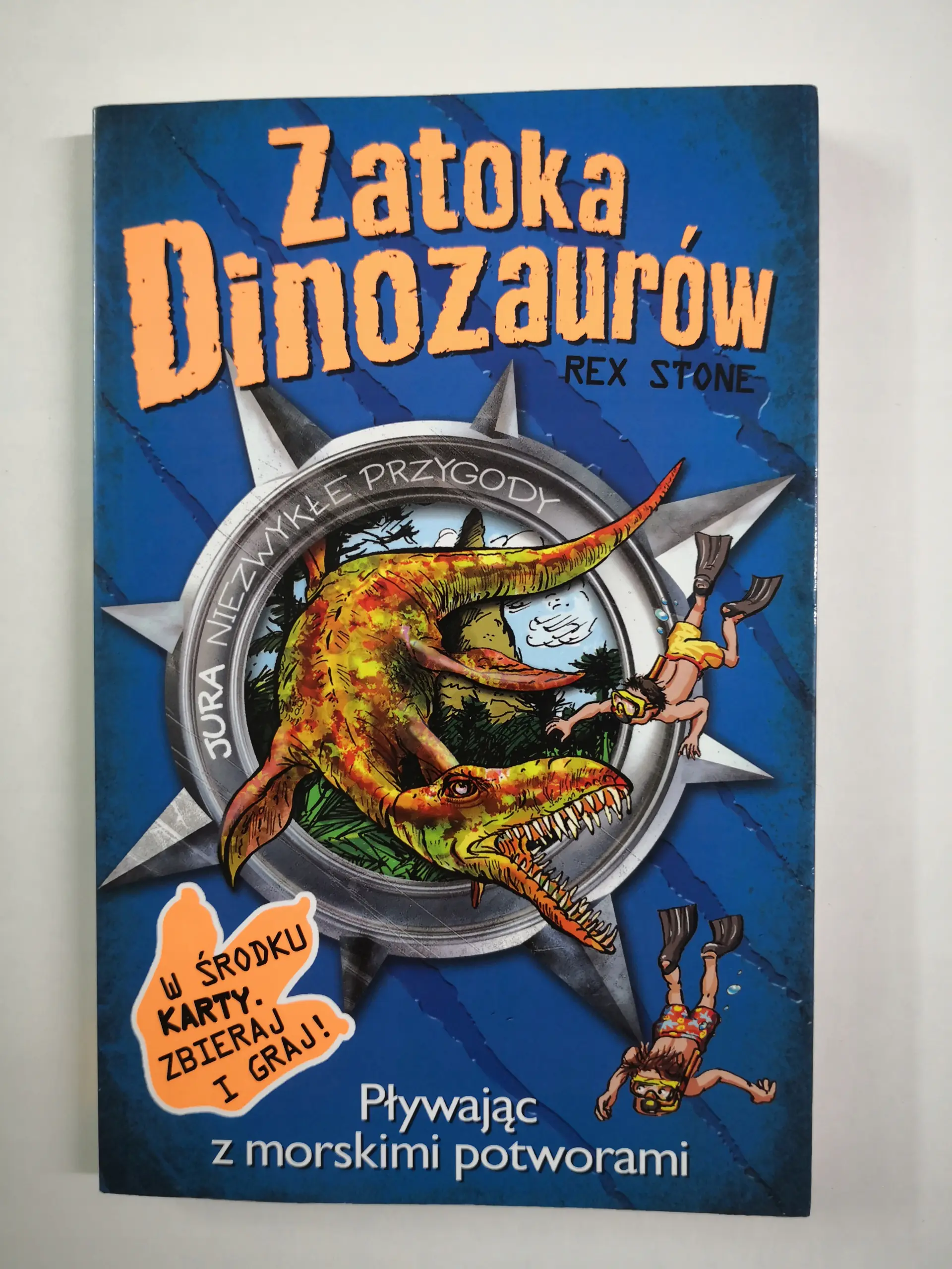 Książka - Zatoka dinozaurów Pływając z morskimi potworami
