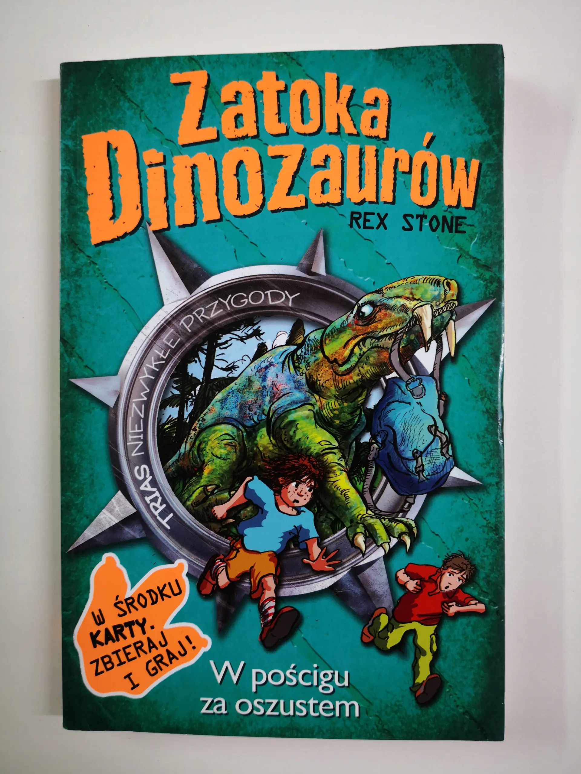 Książka - Zatoka dinozaurów W pościgu za oszustem