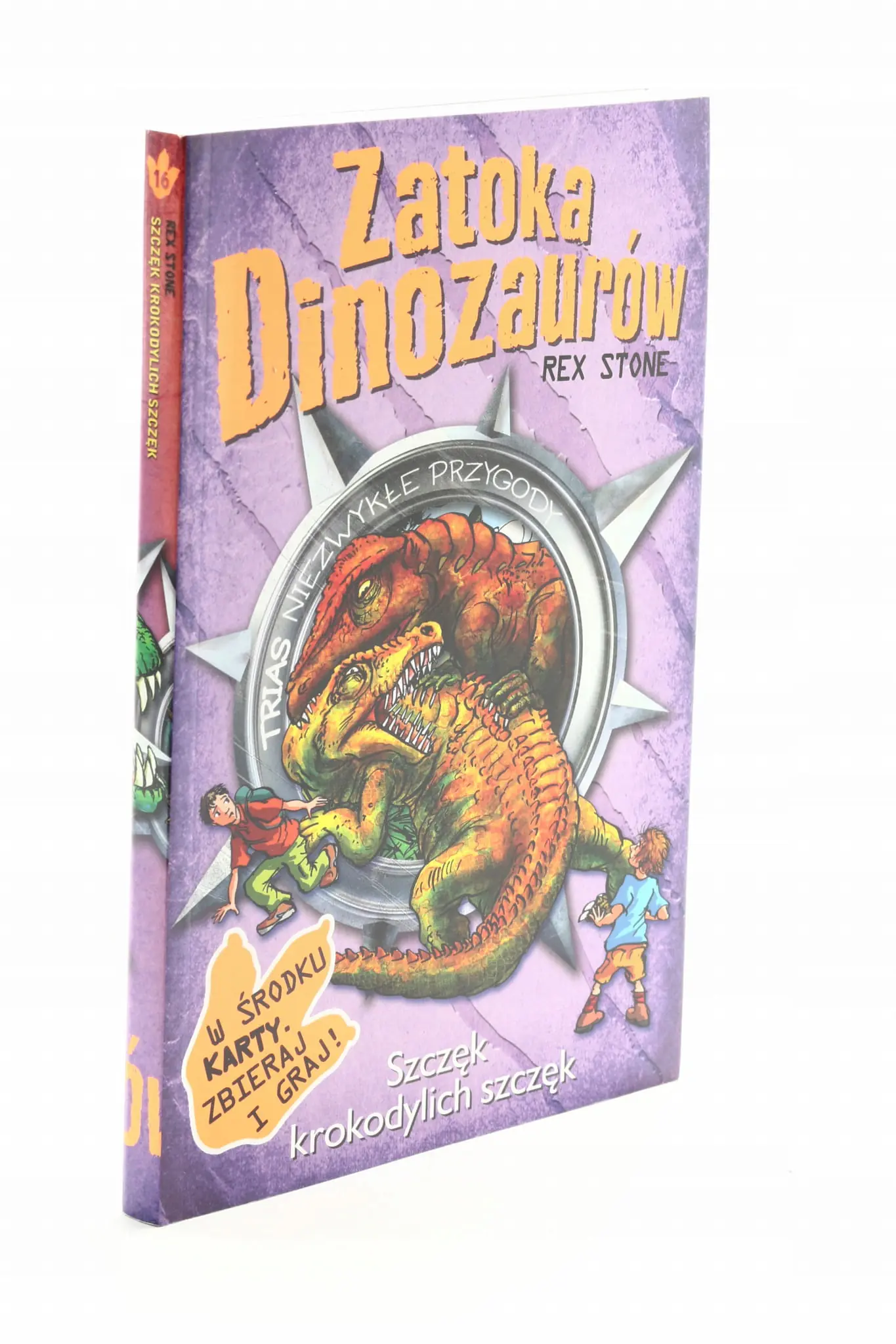 Książka - Zatoka dinozaurów Szczęk krokodylich szczęk