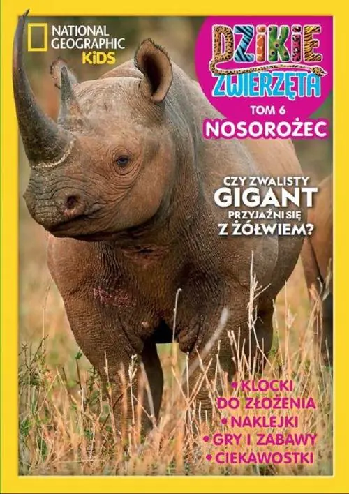 Książka - Dzikie Zwierzęta 6 Nosorożec