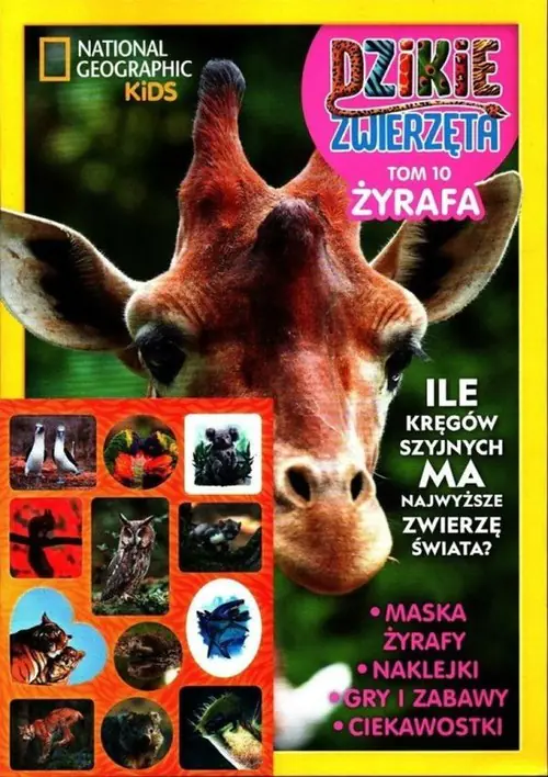 Książka - Dzikie Zwierzęta 10 Żyrafa