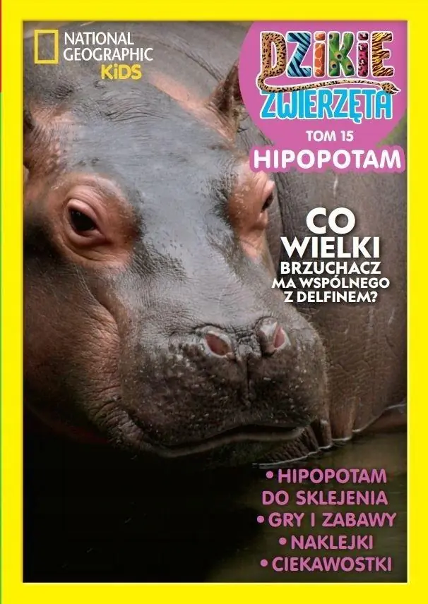 Książka - Dzikie Zwierzęta 15 Hipopotam