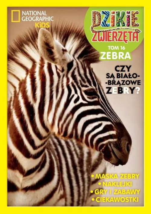 Książka - Dzikie Zwierzęta Tom 16 Zebra