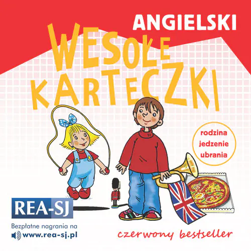 Książka - Angielski. Wesołe karteczki. Czerwony bestseller