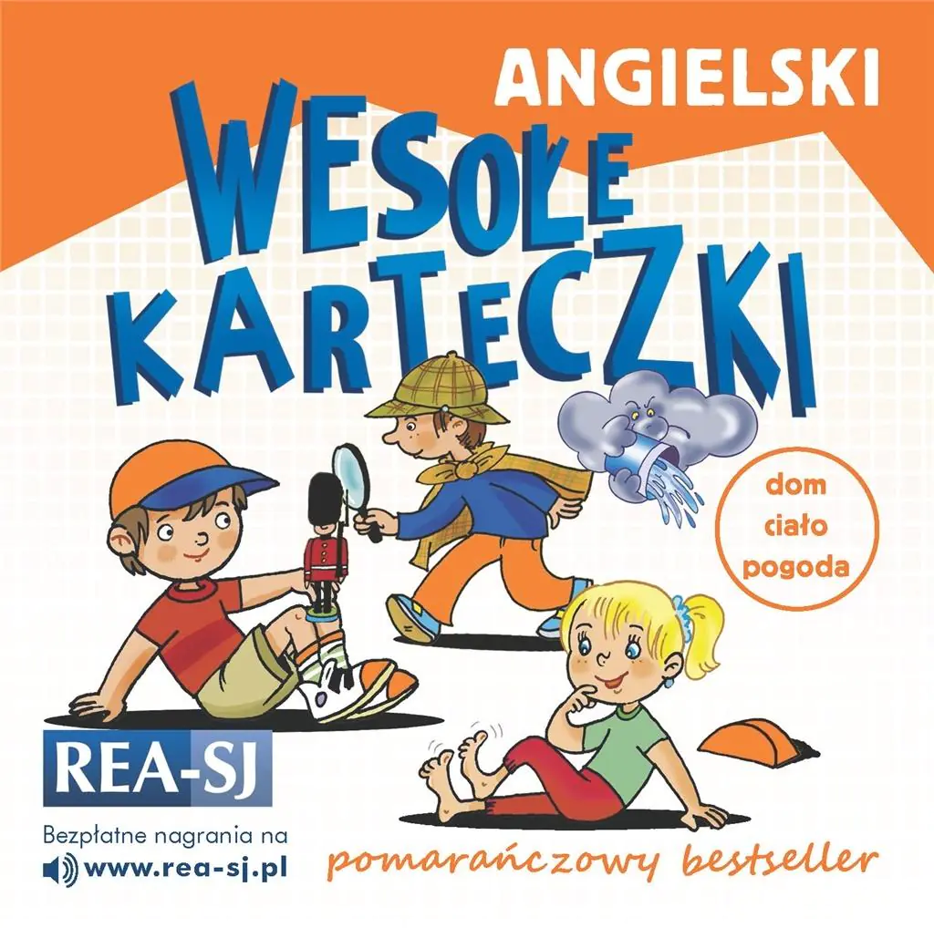 Książka - Angielski wesołe karteczki. Pomarańczowy