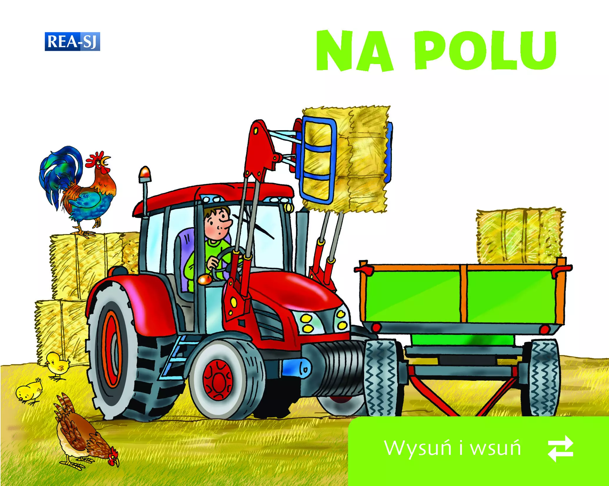 Książka - Na polu. Wysuń/wsuń